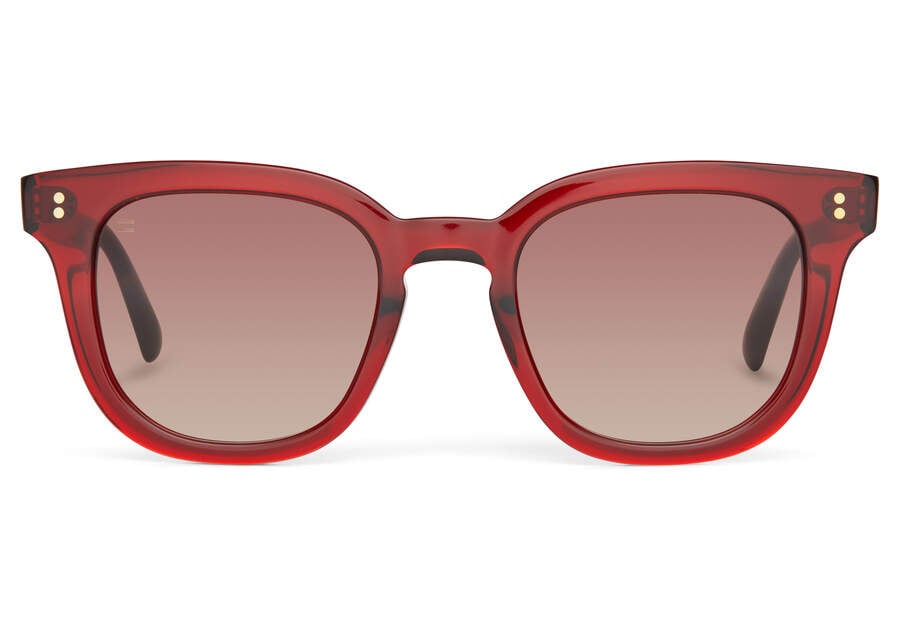 Toms Venice Sonnenbrille Herren Rot Braun Schweiz | Bestellen Schweiz930-367