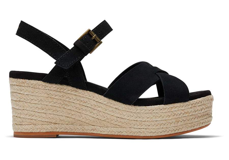 Toms Willow Plattform Sandal Sandalen Damen Schwarz Schweiz | Bestellen Schweiz230-164