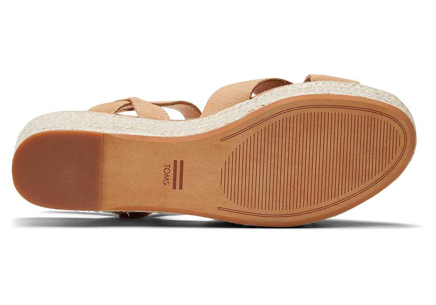 Toms Willow Plattform Sandal Sandalen Damen Braun Schweiz | Bestellen Schweiz557-499