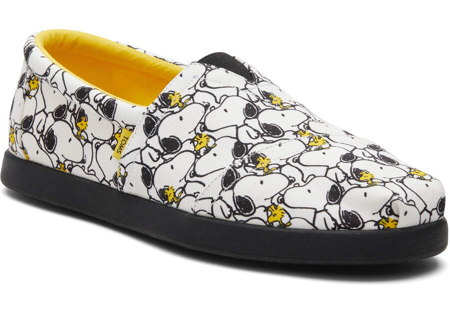 Toms X Peanuts® Alp Fwd Alpargatas Herren Weiß Schweiz | Bestellen Schweiz049-198