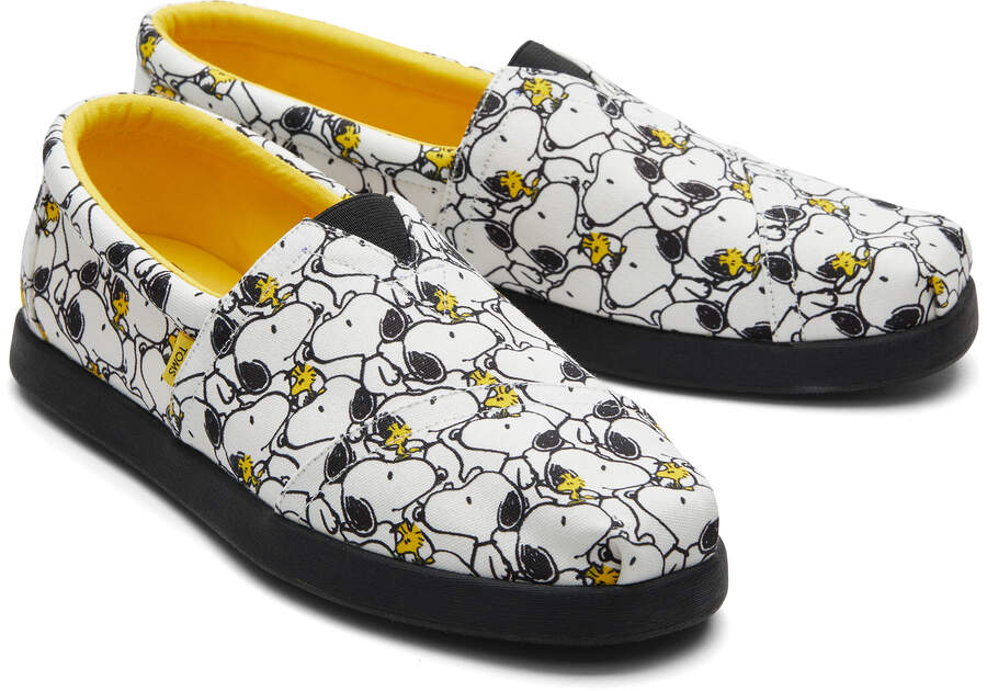 Toms X Peanuts® Alp Fwd Alpargatas Herren Weiß Schweiz | Bestellen Schweiz049-198