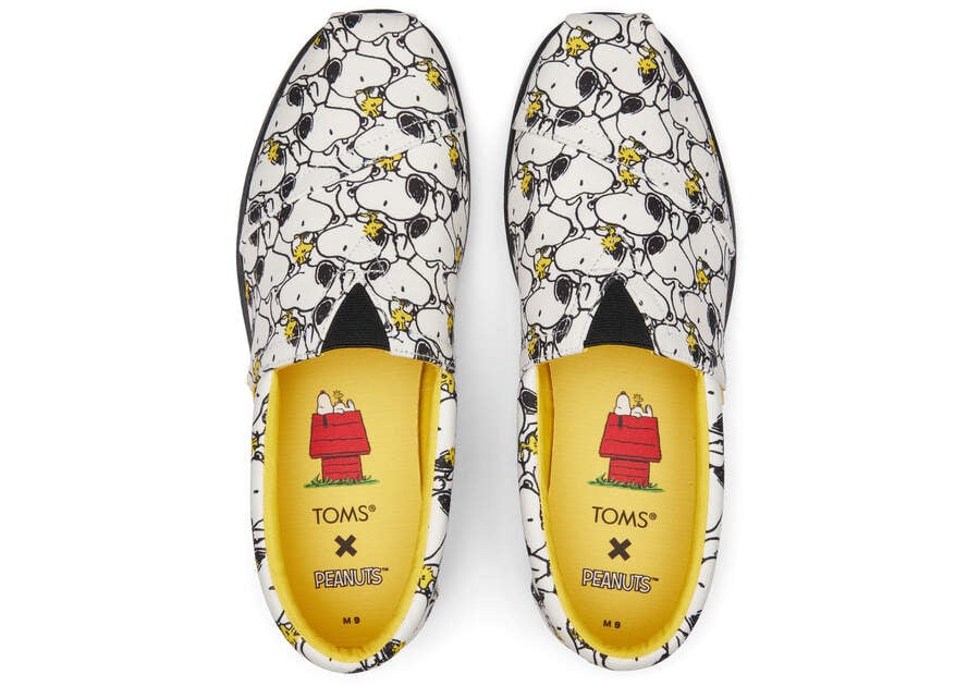 Toms X Peanuts® Alp Fwd Alpargatas Herren Weiß Schweiz | Bestellen Schweiz049-198