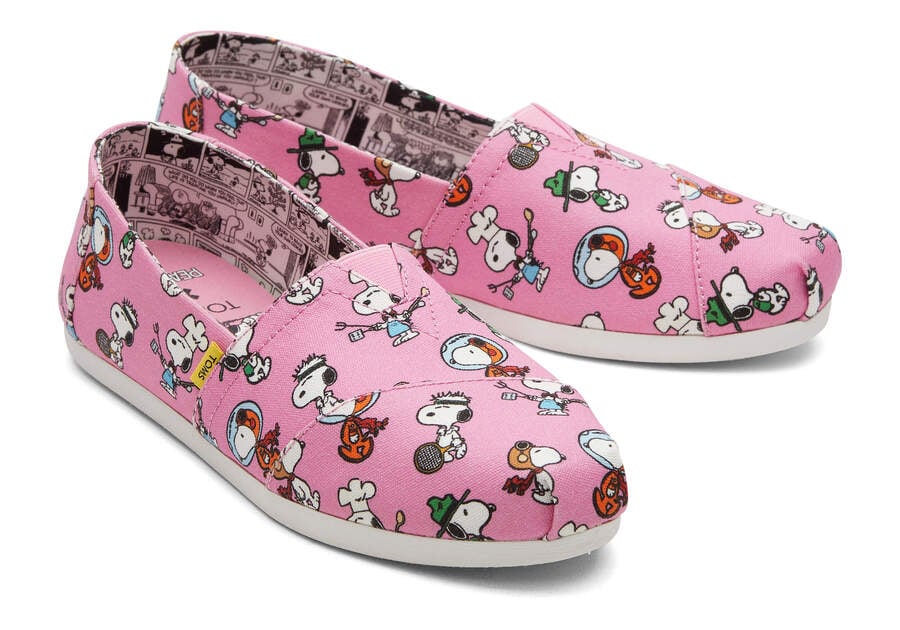 Toms X Peanuts® Alpargata Alpargatas Damen Rosa Schweiz | Bestellen Schweiz800-618