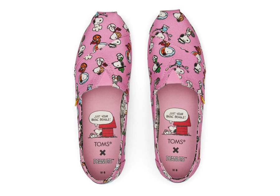 Toms X Peanuts® Alpargata Alpargatas Damen Rosa Schweiz | Bestellen Schweiz800-618