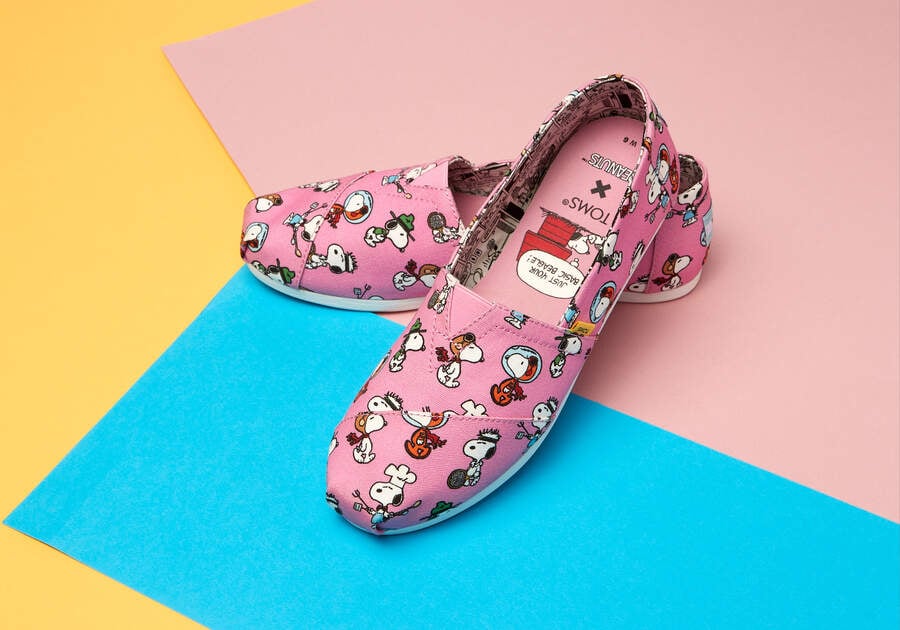 Toms X Peanuts® Alpargata Alpargatas Damen Rosa Schweiz | Bestellen Schweiz800-618