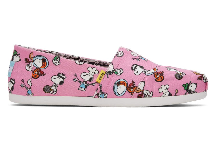 Toms X Peanuts® Alpargata Alpargatas Damen Rosa Schweiz | Bestellen Schweiz800-618