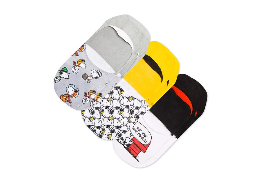 Toms X Peanuts® Ultimate No Show 3 Pack Socken Herren Mehrfarbig Schweiz | Bestellen Schweiz217-138