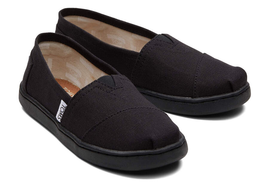 Toms Youth Alpargata Canvas Alpargatas Kinder Schwarz Schweiz | Bestellen Schweiz486-961