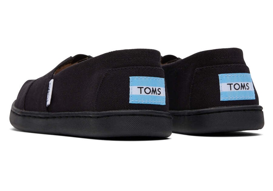 Toms Youth Alpargata Canvas Alpargatas Kinder Schwarz Schweiz | Bestellen Schweiz486-961