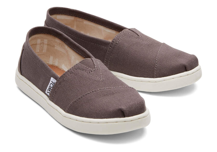 Toms Youth Alpargata Canvas Alpargatas Kinder Grau Schweiz | Bestellen Schweiz877-600