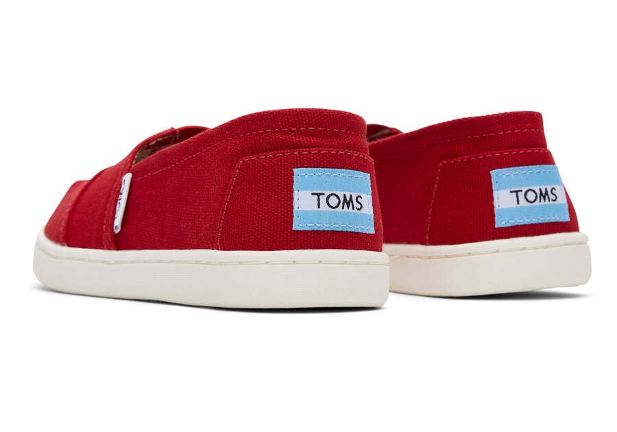 Toms Youth Alpargata Canvas Alpargatas Kinder Rot Schweiz | Bestellen Schweiz891-165