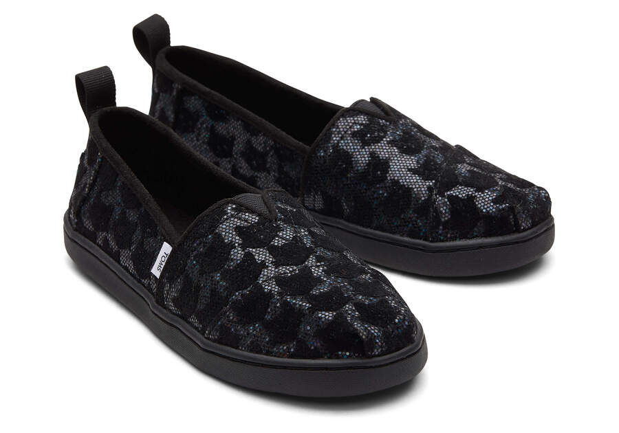 Toms Youth Alpargata Cats Alpargatas Kinder Schwarz Schweiz | Bestellen Schweiz149-159