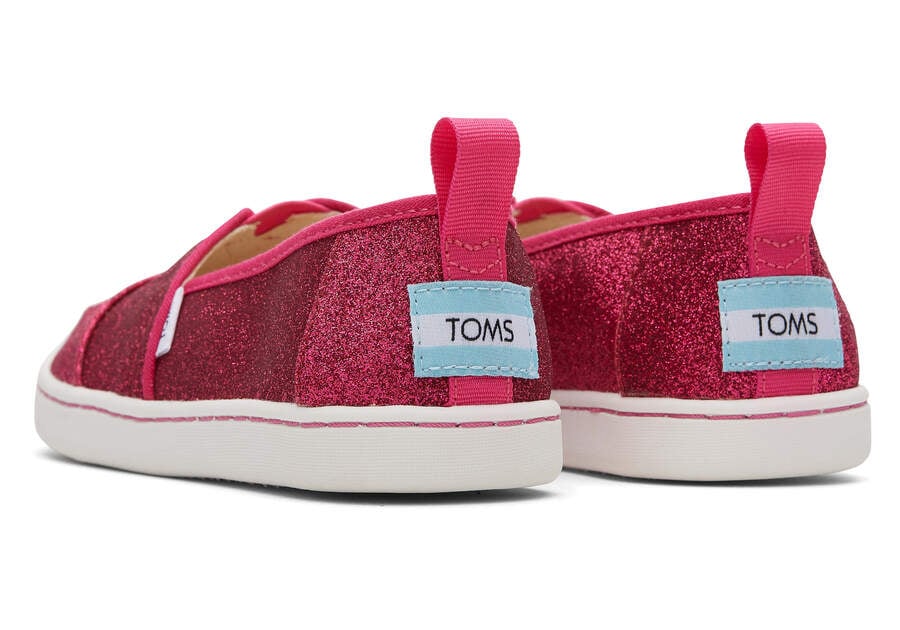 Toms Youth Alpargata Glitter Alpargatas Kinder Dunkelrosa Schweiz | Bestellen Schweiz314-587