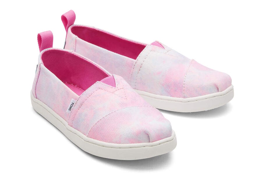 Toms Youth Alpargata Multi Tie Dye Twill Alpargatas Kinder Rosa Mehrfarbig Schweiz | Bestellen Schweiz187-342