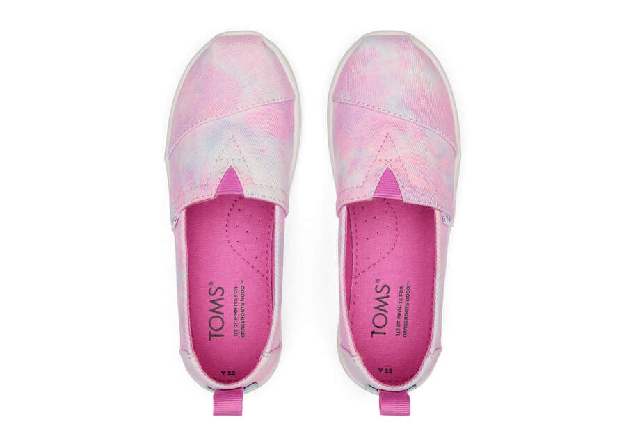 Toms Youth Alpargata Multi Tie Dye Twill Alpargatas Kinder Rosa Mehrfarbig Schweiz | Bestellen Schweiz187-342