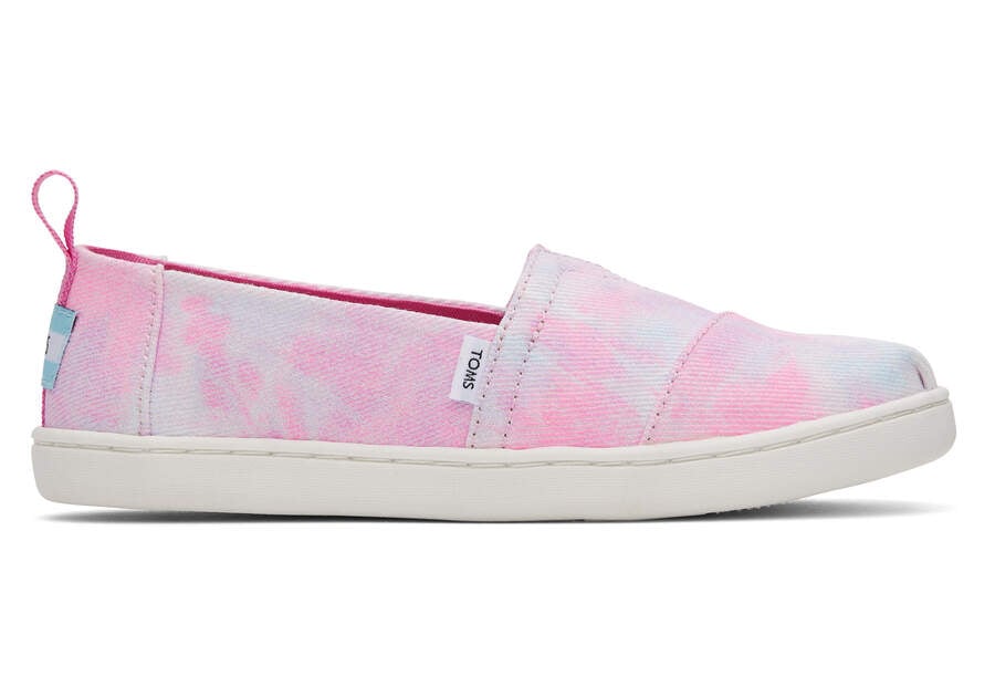 Toms Youth Alpargata Multi Tie Dye Twill Alpargatas Kinder Rosa Mehrfarbig Schweiz | Bestellen Schweiz187-342