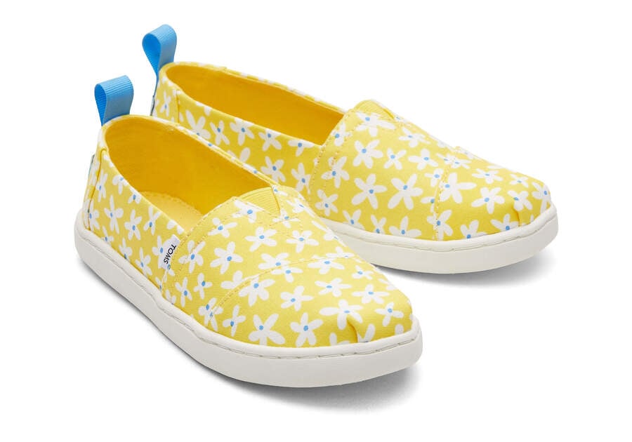 Toms Youth Alpargata Sun Daisies Alpargatas Kinder Gelb Orange Schweiz | Bestellen Schweiz435-324