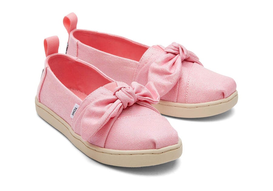 Toms Youth Alpargata Twill Glimmer Bow Alpargatas Kinder Rosa Schweiz | Bestellen Schweiz387-109