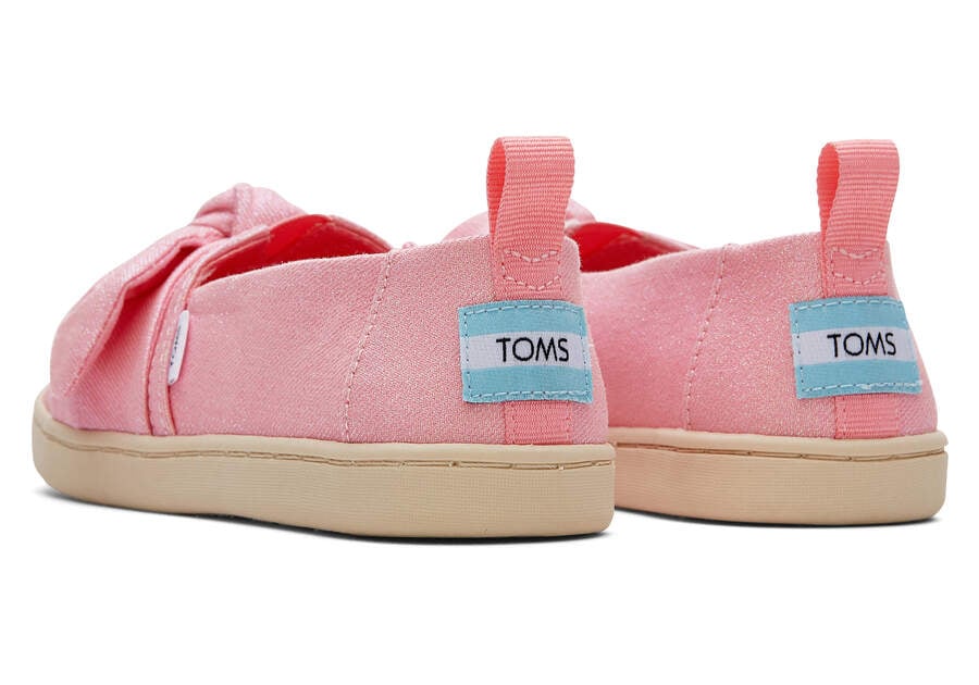 Toms Youth Alpargata Twill Glimmer Bow Alpargatas Kinder Rosa Schweiz | Bestellen Schweiz387-109