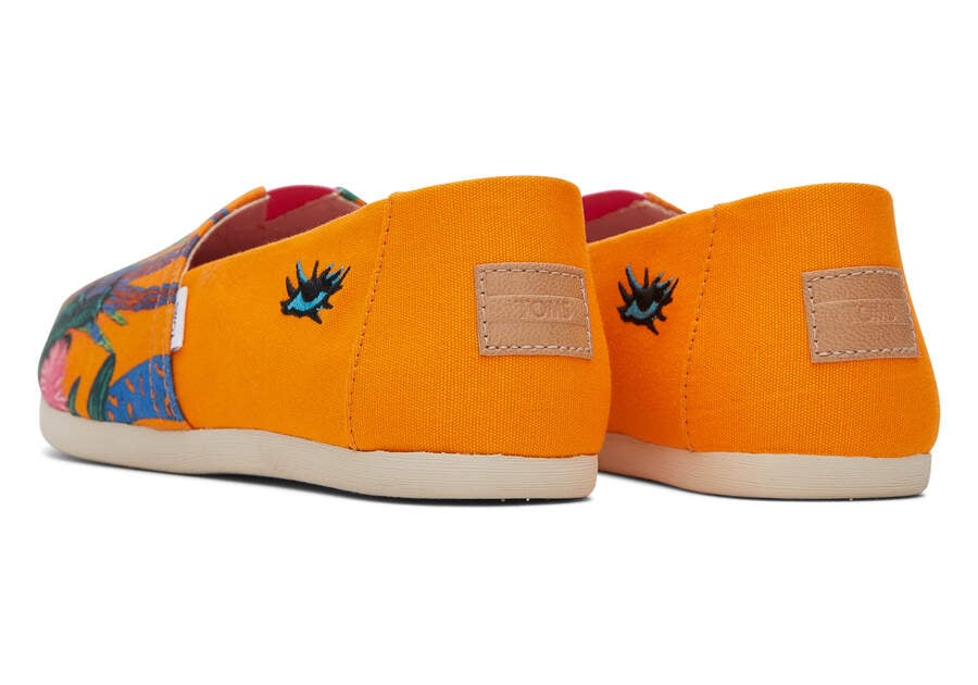 Toms x Stephanie Mercado Alpargatas Damen Orange Schweiz | Bestellen Schweiz460-679