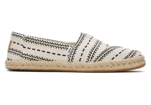 Toms Alpargata Chunky Global Woven Rope Espadrilles Espadrilles Damen Weiß Schweiz | Bestellen Schweiz811-495