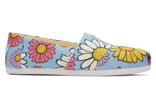 Toms Alpargata Daisies Alpargatas Damen Blau Schweiz | Bestellen Schweiz599-059