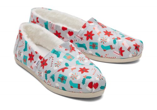 Toms Alpargata Deck the Halls Alpargatas Damen Grau Schweiz | Bestellen Schweiz613-978