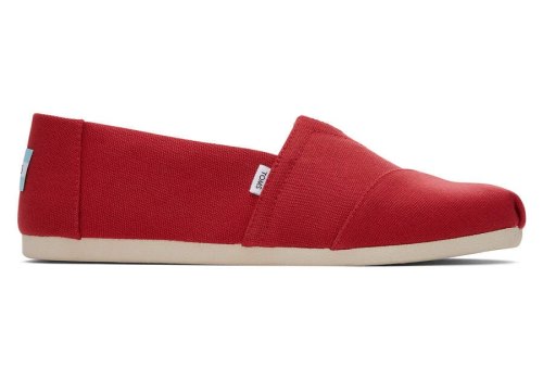 Toms Alpargata Recycled Baumwoll Canvas Alpargatas Herren Rot Schweiz | Bestellen Schweiz348-561