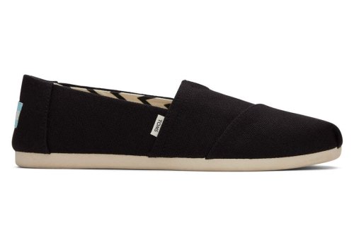 Toms Alpargata Recycled Baumwoll Canvas Alpargatas Damen Schwarz Schweiz | Bestellen Schweiz773-391