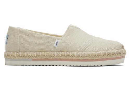 Toms Alpargata Rope Plattform Espadrilles Damen Beige Schweiz | Bestellen Schweiz686-982