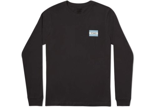 Toms Logo Long Sleeve Tee T-shirts Damen Schwarz Schweiz | Bestellen Schweiz776-538