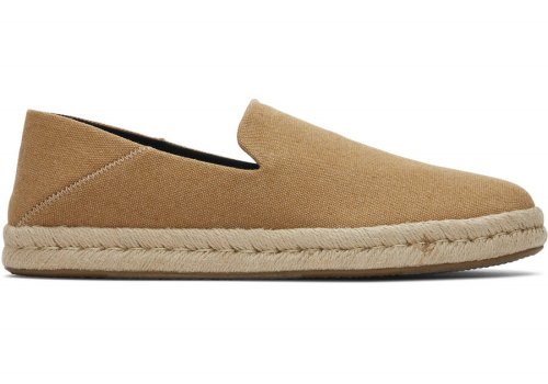 Toms Santiago Recycled Baumwoll Canvas Alpargatas Herren Braun Schweiz | Bestellen Schweiz675-628