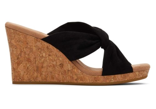 Toms Serena Wedge Sandal Sandalen Damen Schwarz Schweiz | Bestellen Schweiz618-311