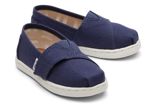 Toms Tiny Alpargata Canvas Alpargatas Kinder Navy Schweiz | Bestellen Schweiz688-084