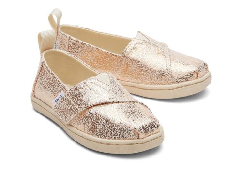 Toms Tiny Alpargata Foil Alpargatas Kinder Gold Schweiz | Bestellen Schweiz220-782