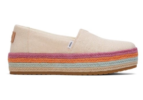 Toms Valencia Plattform Espadrilles Espadrilles Damen Koralle Metal Schweiz | Bestellen Schweiz582-337