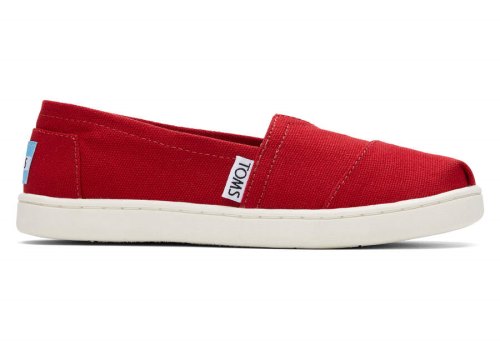 Toms Youth Alpargata Canvas Alpargatas Kinder Rot Schweiz | Bestellen Schweiz891-165