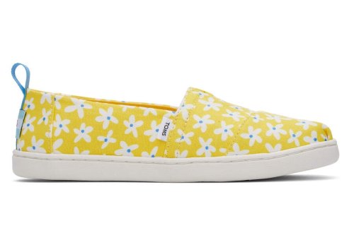 Toms Youth Alpargata Sun Daisies Alpargatas Kinder Gelb Orange Schweiz | Bestellen Schweiz435-324