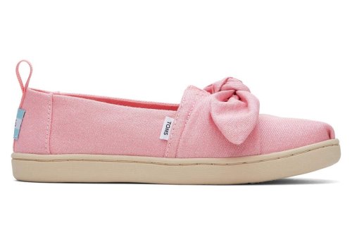 Toms Youth Alpargata Twill Glimmer Bow Alpargatas Kinder Rosa Schweiz | Bestellen Schweiz387-109