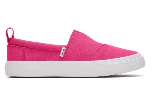 Toms Youth Fenix Slip-On Canvas Sneakers Kinder Dunkelrosa Schweiz | Bestellen Schweiz420-029